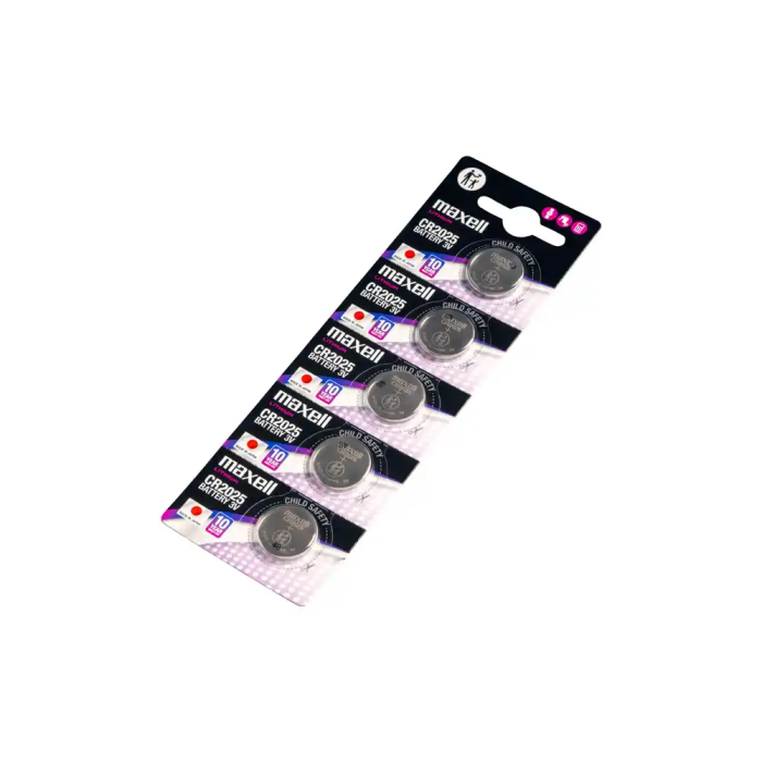 Maxell Pilas CR2025 de Litio 3V - Pack 5 1