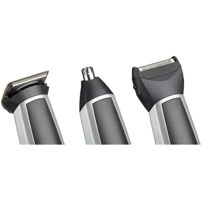 Babyliss MT726E Recortadora de Titanio Inalámbrica Multifunción 8 en 1 con 3 Accesorios Intercambiables y Cabezales Lavables 3