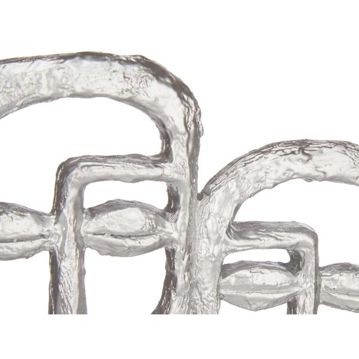 Cara Doble con Base Plata Giftdecor 27x32.5x10.5 cm - Poliresina (4 Unidades) 2 Cara Doble con Base Plata Giftdecor 27x32.5x10.5 cm - Poliresina (4 Unidades) 2