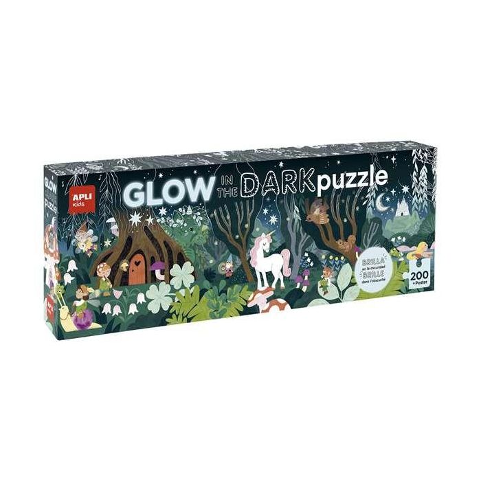 Puzle Glow In The Dark Bosque Mágico 19692 Apli Puzle Glow In The Dark Bosque Mágico 19692 Apli