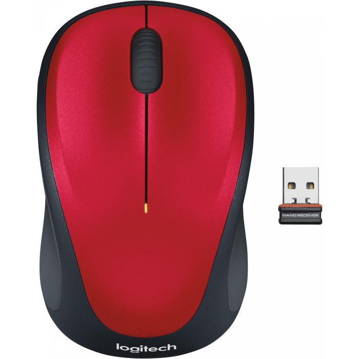 Logitech M235 Ratón Inalámbrico Óptico Avanzado con Receptor Nano USB, Color Rojo, 12 Meses de Batería, Diseño Compacto y Ergonómico para Portátiles 2 Logitech M235 Ratón Inalámbrico Óptico Avanzado con Receptor Nano USB, Color Rojo, 12 Meses de Batería, Diseño Compacto y Ergonómico para Portátiles 2