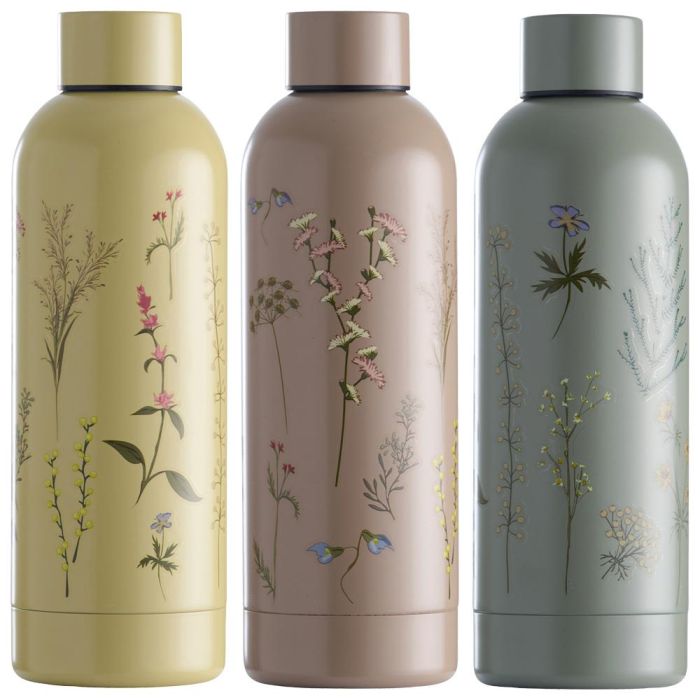 Day Termo Botella 500 Ml Arena Natural, Verde Musgo, Amarillo Arena Altura 22,5 cm 2