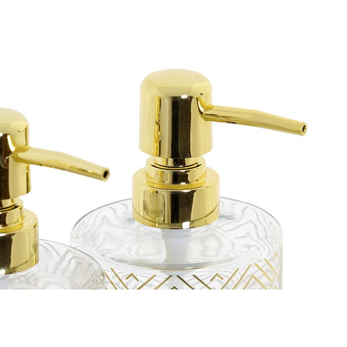 Dosificador Glam DKD Home Decor Dorado 8 x 18 x 8 cm (12 Unidades) 2 Dosificador Glam DKD Home Decor Dorado 8 x 18 x 8 cm (12 Unidades) 2