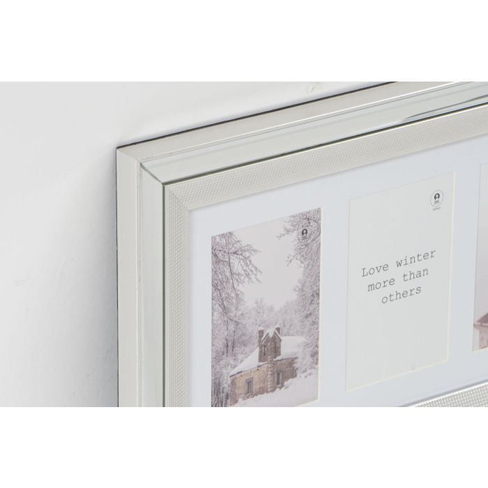 DKD Home Decor Marco Multifoto Tradicional Dorado Plateado 2 x 47 x 29 cm con 3 Fotos (2 Unidades) 1 DKD Home Decor Marco Multifoto Tradicional Dorado Plateado 2 x 47 x 29 cm con 3 Fotos (2 Unidades) 1