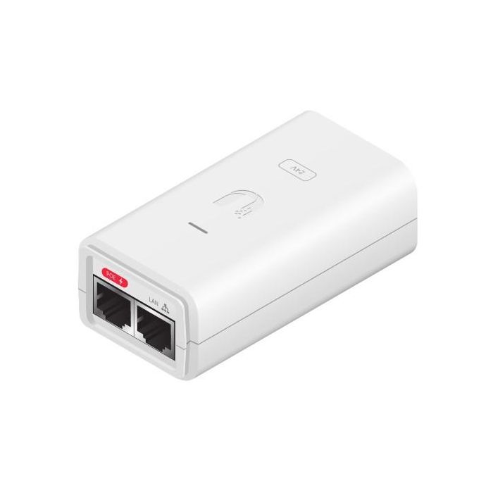 UBIQUITI NETWORKS POE-24-12W-G-WH Adaptador e Inyector PoE Gigabit Ethernet 24V Blanco