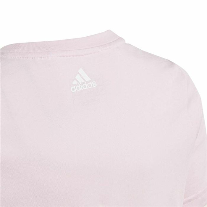 Camiseta de Manga Corta Infantil Adidas G Lin T Rosa 1
