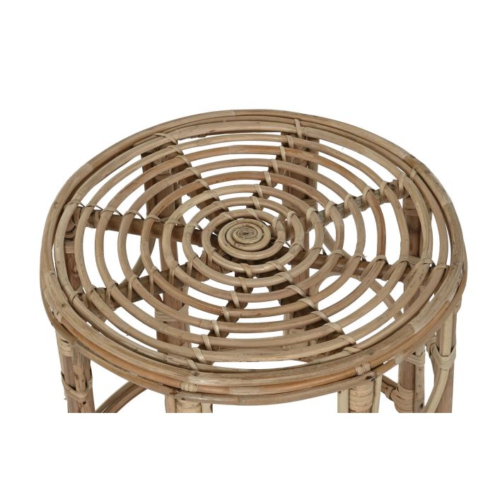 Mesa auxiliar DKD Home Decor Natural 38 x 38 x 38 cm 41 x 41 x 36 cm 1 Mesa auxiliar DKD Home Decor Natural 38 x 38 x 38 cm 41 x 41 x 36 cm 1