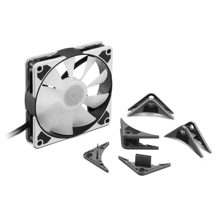 Sharkoon SilentStorm 120 PWM RGB Fan 120mm - Ventilador de Carcasa PC 400-1400 RPM Iluminación LED Multi 4 Sharkoon SilentStorm 120 PWM RGB Fan 120mm - Ventilador de Carcasa PC 400-1400 RPM Iluminación LED Multi 4