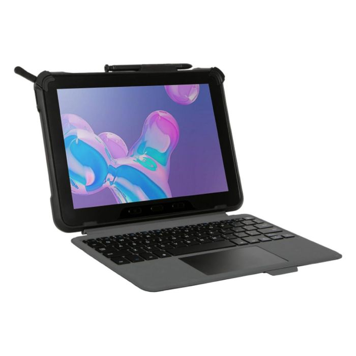 Samsung GP-JKT636TGBBW Teclado Magnético con Trackpad para Galaxy Tab Active4 Pro, Inglés EE. UU., Negro 3