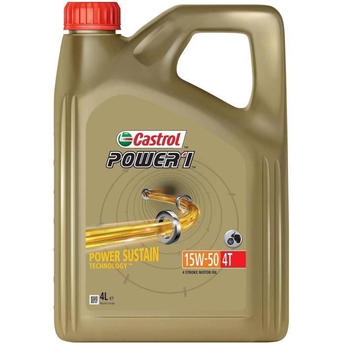 Aceite de motor - CASTROL - Power1 4T 15W-50 - 4L 2 Aceite de motor - CASTROL - Power1 4T 15W-50 - 4L 2