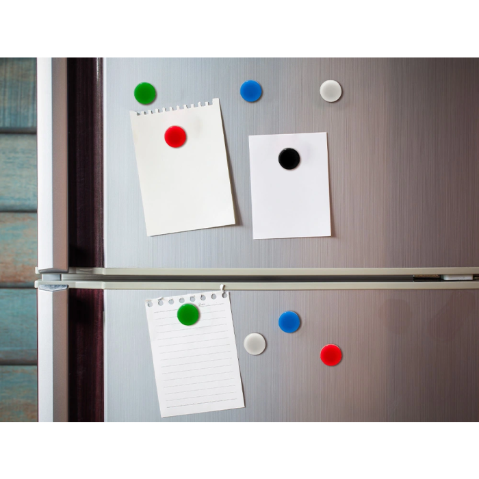 Liderpapel Imán para pizarra magnética Ecouse PP reciclado, 25 mm, caja 10 unidades 9