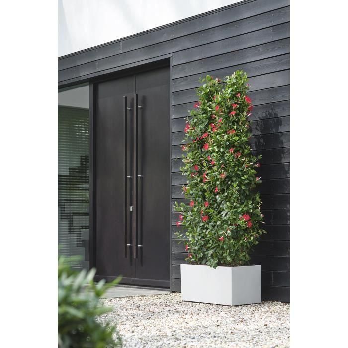 Jardinera Elho Vivo Next Long 60 - Blanco - L 59 x B 30 x H 29 cm - interior/exterior - 100% reciclado 1