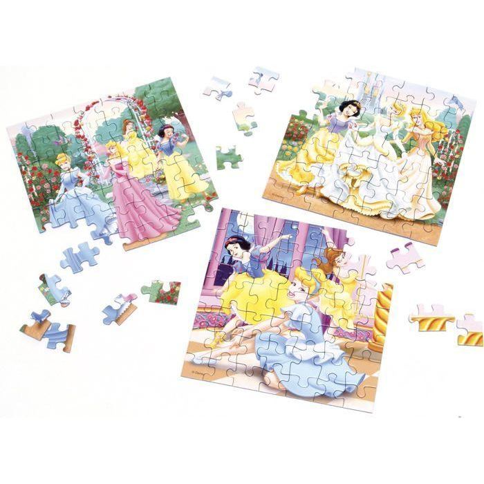 PRINCESAS DE DISNEY Puzzle 3 x 49 piezas - Disney 2 PRINCESAS DE DISNEY Puzzle 3 x 49 piezas - Disney 2