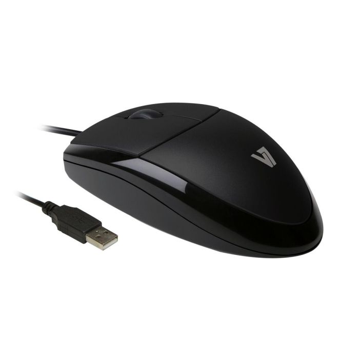 Ratón V7 MV3000010-BLK-5E Negro 1000 dpi 3 Ratón V7 MV3000010-BLK-5E Negro 1000 dpi 3