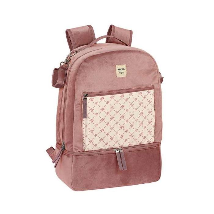 Mochila Accesorios Bebé Safta Marsala Rosa (30 x 43 x 15 cm) 11