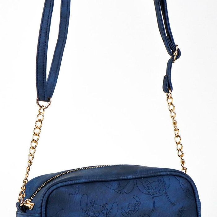 Bolso Bandolera Stitch Azul 21,5 x 12,5 x 8 cm 2 Bolso Bandolera Stitch Azul 21,5 x 12,5 x 8 cm 2