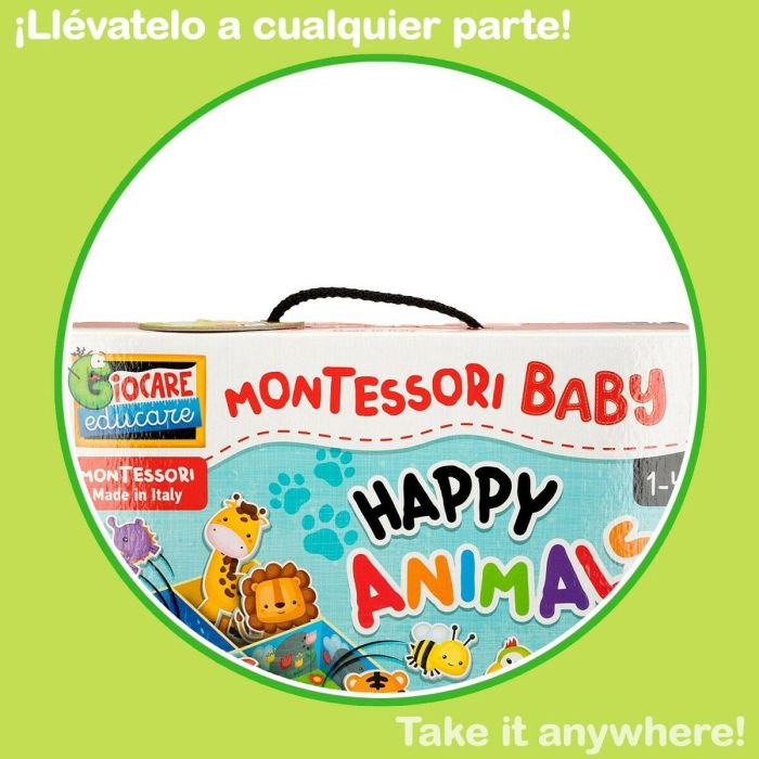 Juego Educativo Lisciani 26 x 6 x 26 cm Animales Método Montessori 67 Piezas 6 Unidades 3