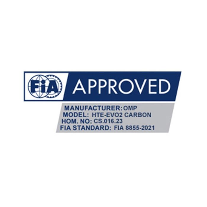 Asiento Racing Omp Hte Evo XL Vtr Fia 8855-2021Negro OMPHA0-0904-A01-071 2