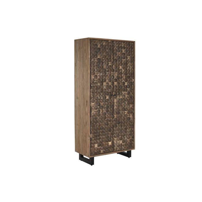 Armario Home ESPRIT madera de teca Fibra de coco 85 X 40 X 185 cm Armario Home ESPRIT madera de teca Fibra de coco 85 X 40 X 185 cm