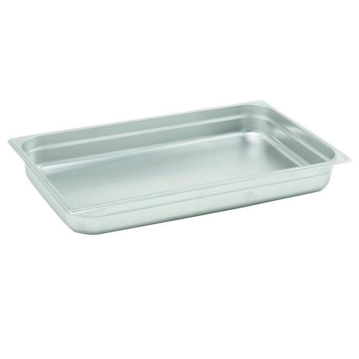 DBMARK - GNP11040 - Cubeta GN 1/1 de acero inoxidable. Tamaño 32,5 x 53 cm. Profundidad 4 cm. Capacidad 5,6 L - Venta 1 unidad