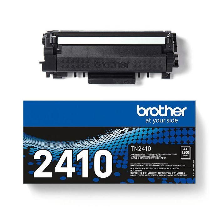 Brother Brother TN-2410 Black Toner Cartridge. Prints up to 1,200 pages. 3 Brother Brother TN-2410 Black Toner Cartridge. Prints up to 1,200 pages. 3