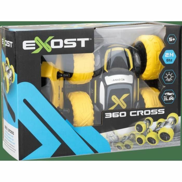 Exost EXO4891813547594 Coche teledirigido 360 Cross Amarillo con Batería 2 Exost EXO4891813547594 Coche teledirigido 360 Cross Amarillo con Batería 2