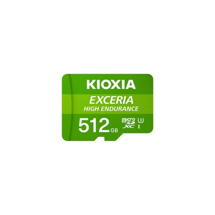 Kioxia Exceria High Endurance Tarjeta SDXC 512 GB UHS-I Clase 10 U3 V30 100 MB/s Lectura 85 MB/s Escritura, Alta Resistencia Kioxia Exceria High Endurance Tarjeta SDXC 512 GB UHS-I Clase 10 U3 V30 100 MB/s Lectura 85 MB/s Escritura, Alta Resistencia