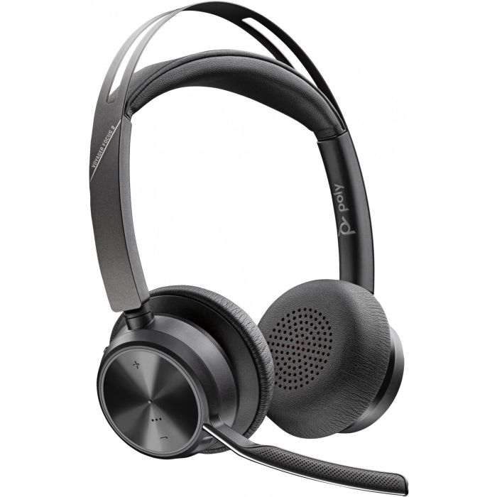 HP Poly Voyager Focus 2 USB-A Headset 213726-01 Auriculares Estéreo con Micrófono y Cancelación de Ruido para Oficina y Llamadas 1 HP Poly Voyager Focus 2 USB-A Headset 213726-01 Auriculares Estéreo con Micrófono y Cancelación de Ruido para Oficina y Llamadas 1