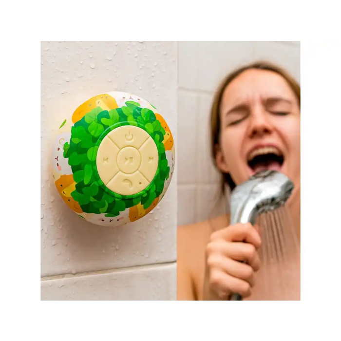 Wondee Altavoz Bluetooth Molang Waterproof con Ventosa Adhesiva y Micrófono para Ducha 2