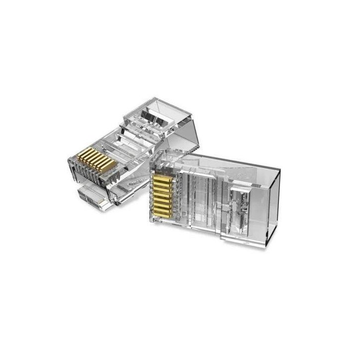 Vention IDDR0-10 Conector RJ45 Cat.6, 10 Unidades, Policarbonato Transparente
