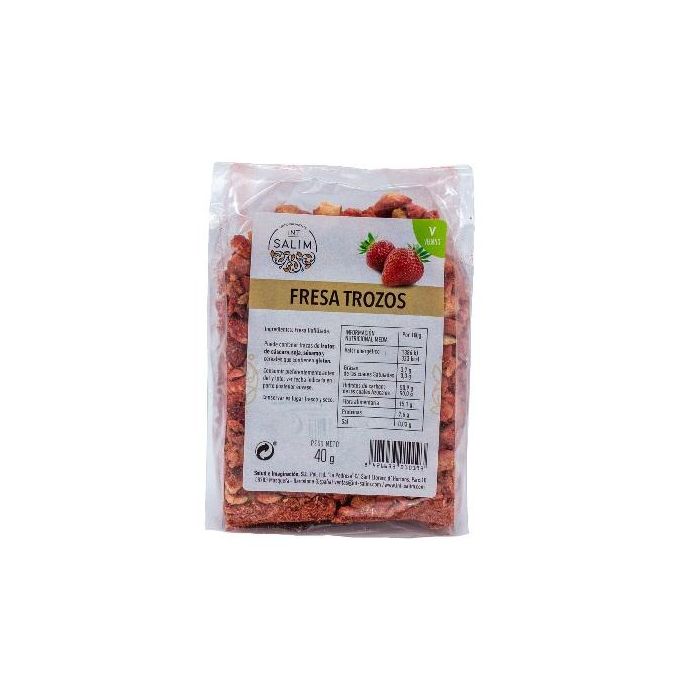 INT SALIM Fresa Liofilizada en Trozos 40g