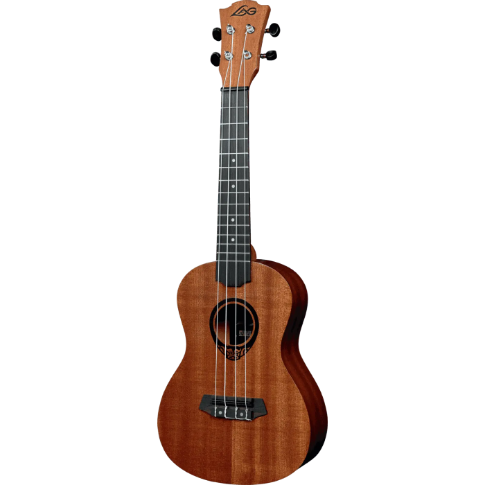 LAG Ukelele Tiki Uku Concert Sapele Palo de Rosa Indonesio Funda Incluida 1