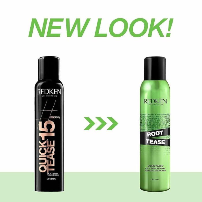 Redken Root Tease Spray de Volumen para Raíces 250 ml, Acabado Mate, Fijación Duradera 4