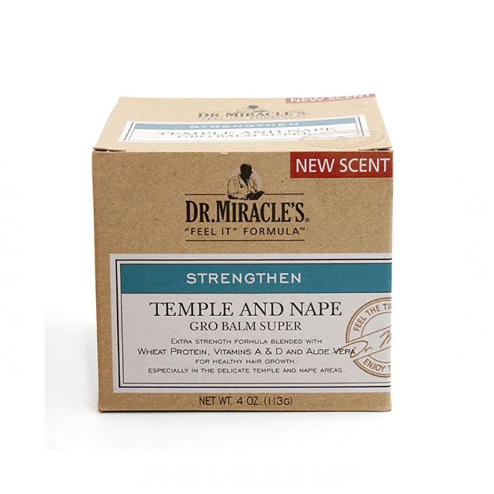 Dr. Miracle Tratamiento para cuero cabelludo saludable Temple And Nape Gro Balm Super 113 Gr