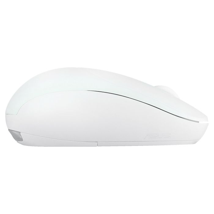 ASUS MD101 Ratón Óptico Inalámbrico RF Wireless + Bluetooth 2400 DPI Blanco 1