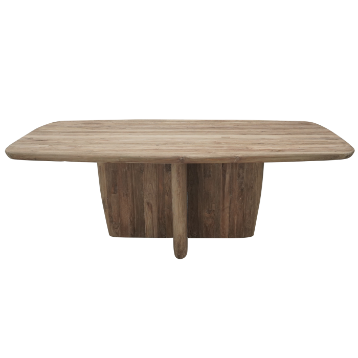 Mesa de Comedor Home ESPRIT Natural madera de teca 220 X 110 X 78 cm