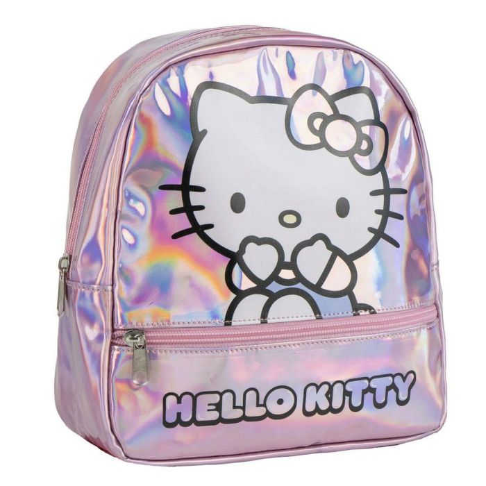 Mochila Casual Hello Kitty Rosa 8 x 24 x 22 cm