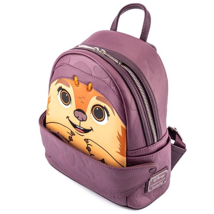 Loungefly Mochila Tuk Tuk Raya y el Último Dragón Disney 26cm con Correas Ajustables y Detalles Bordados 2