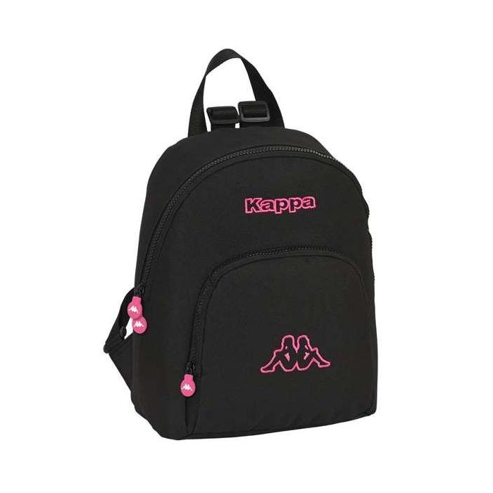 Mochila Casual Kappa Black and pink Negro 13 L