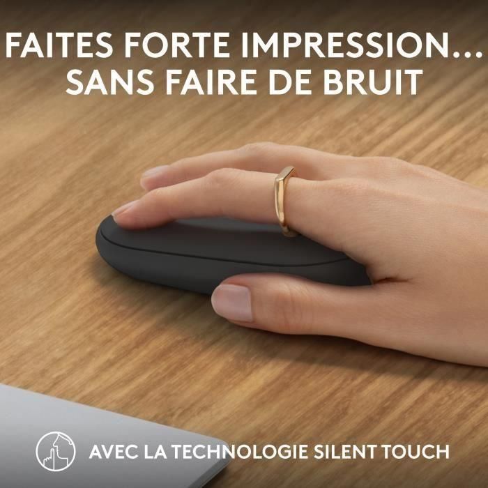 LOGITECH RATON INALAMBRICO PEBBLE MOUSE 2 M350S NEGRO. 4 LOGITECH RATON INALAMBRICO PEBBLE MOUSE 2 M350S NEGRO. 4