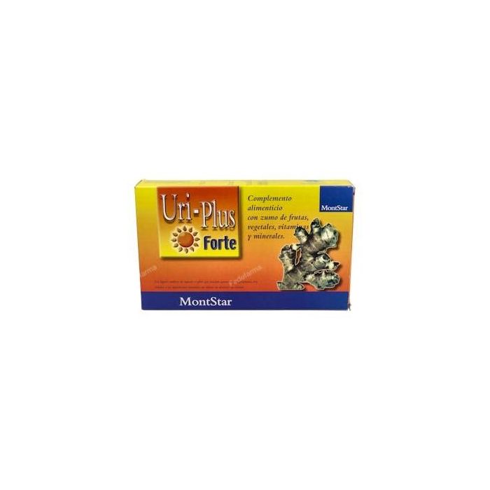 ESPADIET Uri Plus Forte 20 Ampollas - Complemento Articular y Cerebral con Harpagofito, Ulmaria y Vitaminas B
