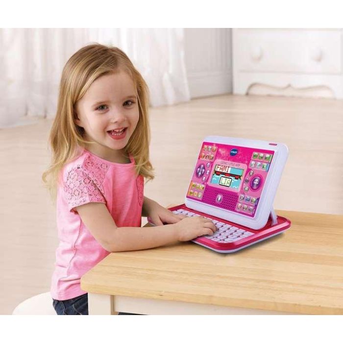 Ordenador genio little app con pantalla color rosa y 80 actividades 18,4x26,3x4 cm 9