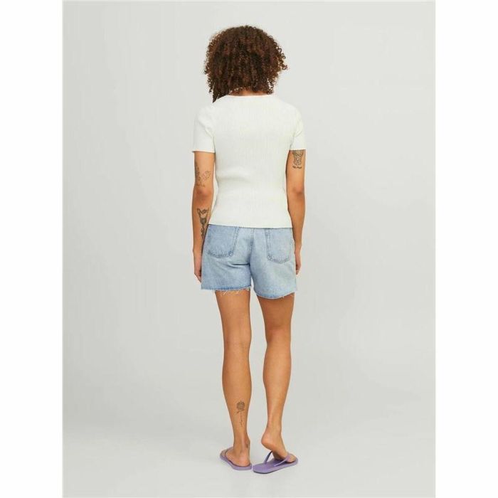 Camiseta de Manga Corta Mujer Jxsky Ss Jack & Jones Cloud Dancer Blanco Cálido 1 Camiseta de Manga Corta Mujer Jxsky Ss Jack & Jones Cloud Dancer Blanco Cálido 1