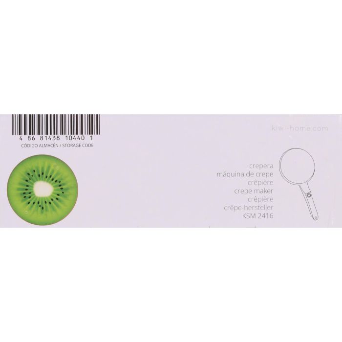 Kiwi Crepera Eléctrica Ø20 cm 600W 4