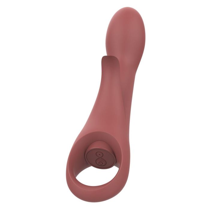 Vibrador Doble Estimulación Nude Marrón 4