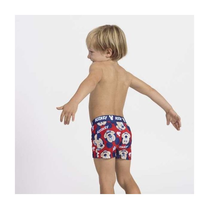 Cerdá Boxer de Baño para Niño Mickey Mouse Talla 5 años Color Rojo 3