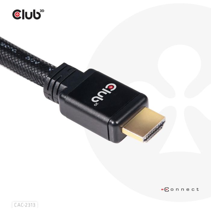Club3D Cable HDMI 2.0 RedMere 4K60Hz UHD 10m Macho/Macho, 3D 18 Gbit/s para Vídeo y Sonido 1 Club3D Cable HDMI 2.0 RedMere 4K60Hz UHD 10m Macho/Macho, 3D 18 Gbit/s para Vídeo y Sonido 1