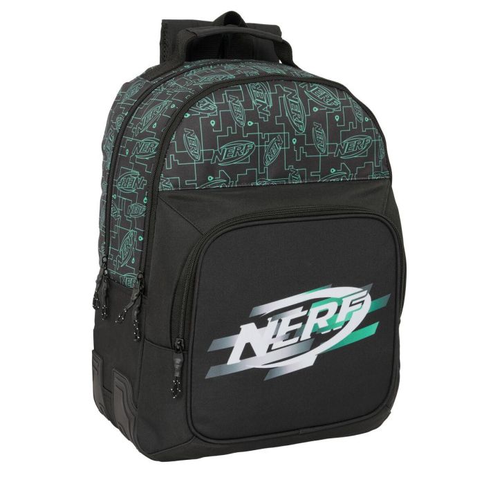 Mochila Escolar Nerf Game Negro 32 x 42 x 15 cm