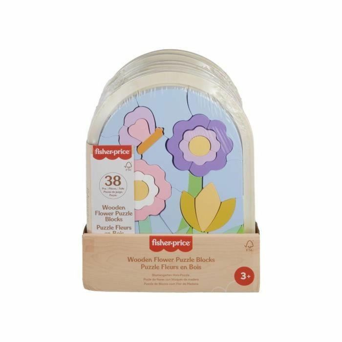Fisher-Price MATHXT97 Rompecabezas de flores de madera, 37 piezas, para jardín de infantes 0 Fisher-Price MATHXT97 Rompecabezas de flores de madera, 37 piezas, para jardín de infantes 0