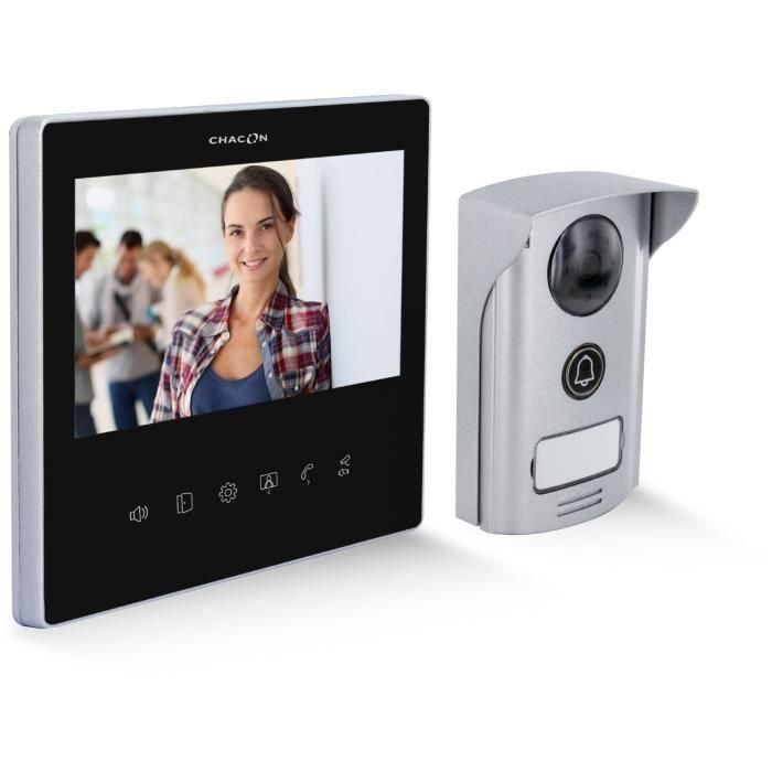 Chacon CHA5411478348641 Videoteléfono Ultra Delgado 7 Negro 2 dils Chacon CHA5411478348641 Videoteléfono Ultra Delgado 7 Negro 2 dils